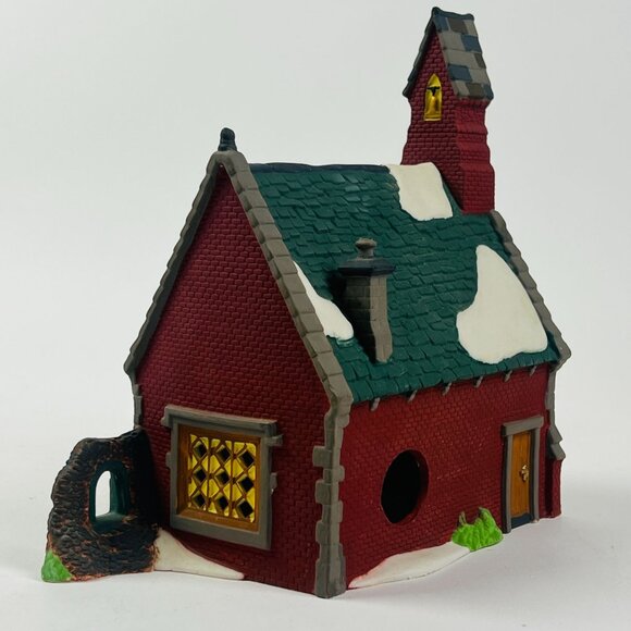 Department 56 Dickens Village Series 1995 Dudden Cross Church Christmas Decor - Picture 2 of 5